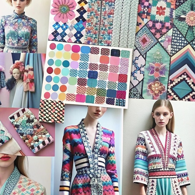 Ukážka vzorov výšivky